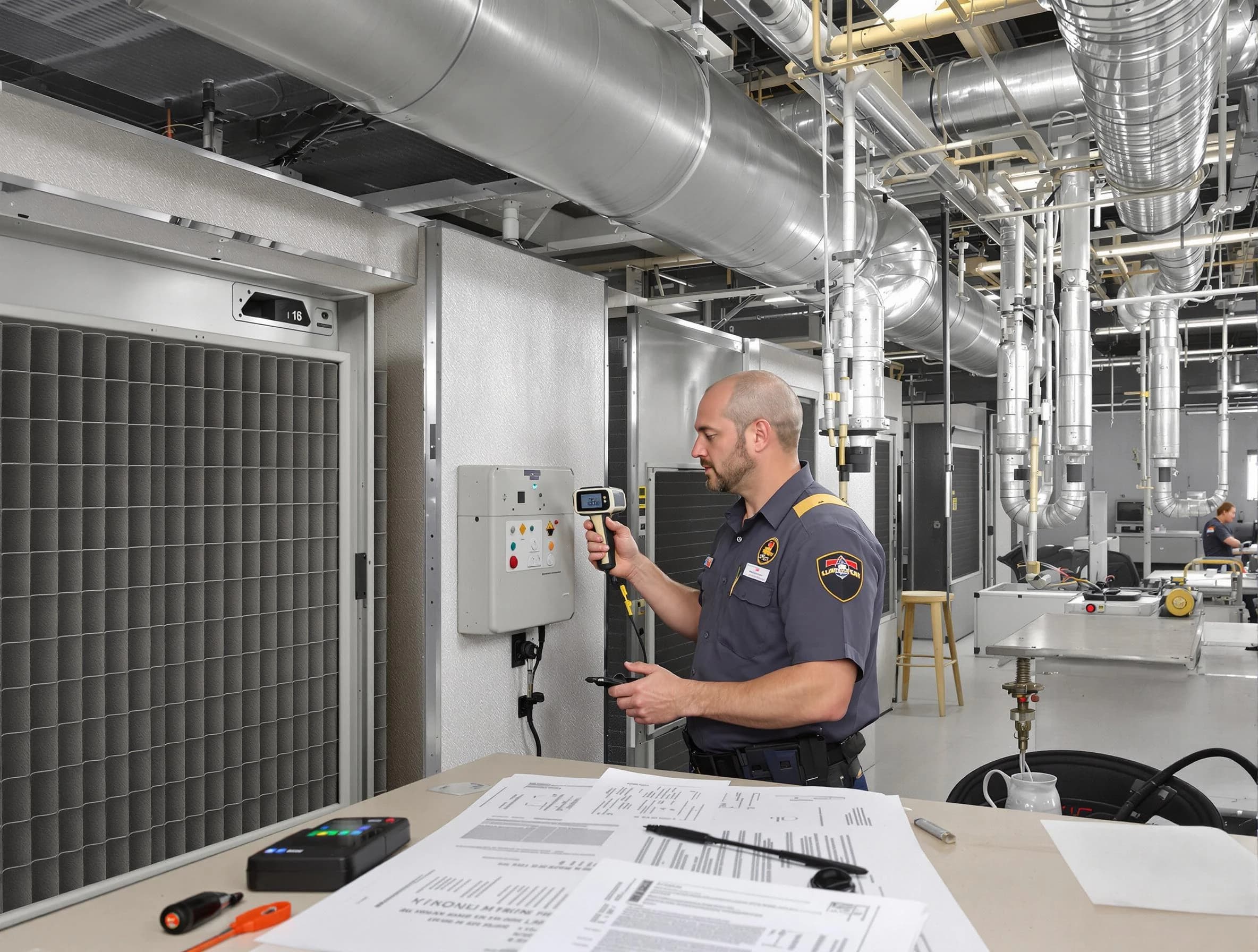 Professional filter system inspection by Boston Air Duct Cleaning in Boston