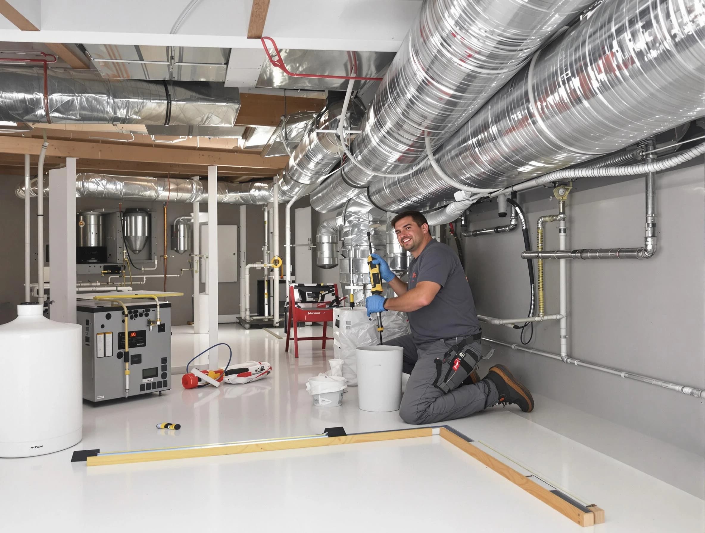 Professional duct sealing service by Boston Air Duct Cleaning in Boston