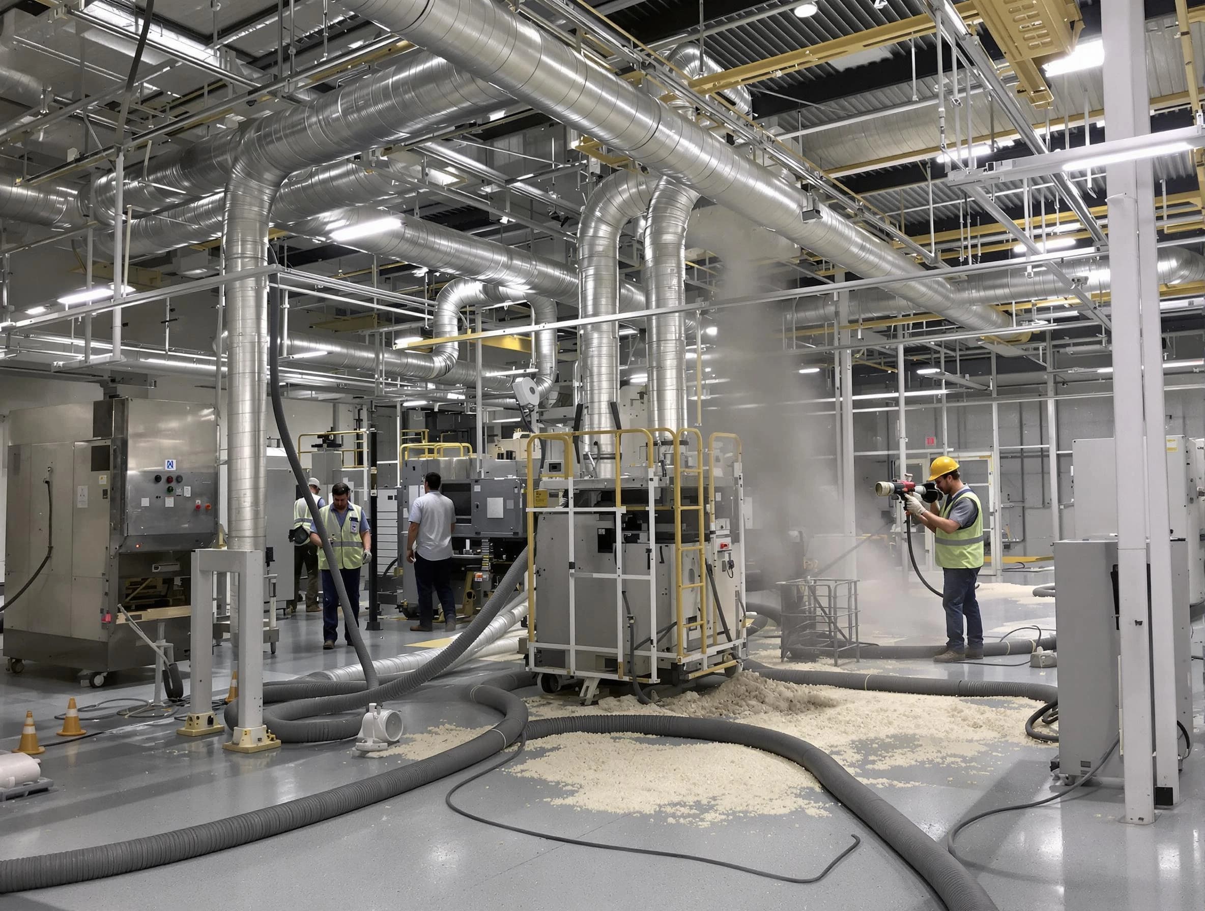 Heavy-duty industrial duct cleaning by Boston Air Duct Cleaning in Boston