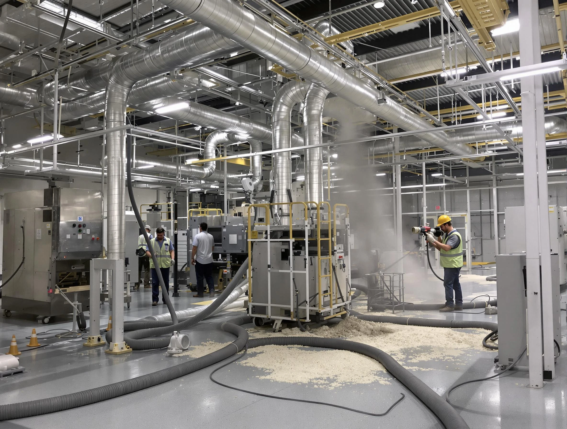 Heavy-duty industrial duct cleaning by Boston Air Duct Cleaning in Boston